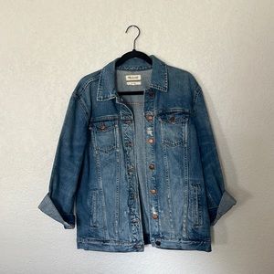 Oversized Madewell Jean Jacket
